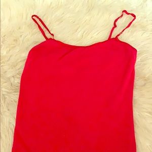 Charlotte Russe red spaghetti tank top